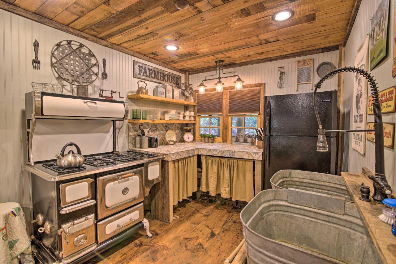 5-Acre North Georgia Mountain Retreat With Creek! Villa Sautee Nacoochee Eksteriør bilde