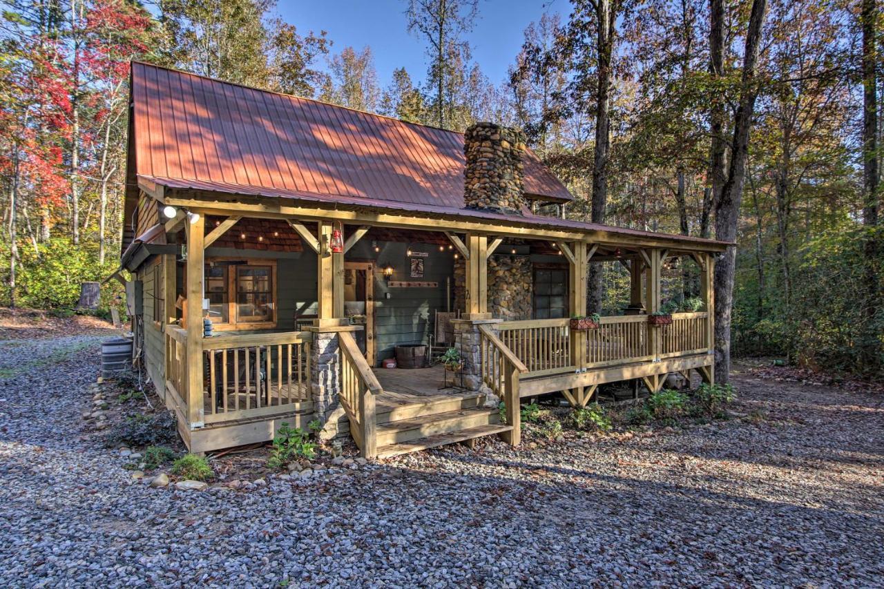 5-Acre North Georgia Mountain Retreat With Creek! Villa Sautee Nacoochee Eksteriør bilde