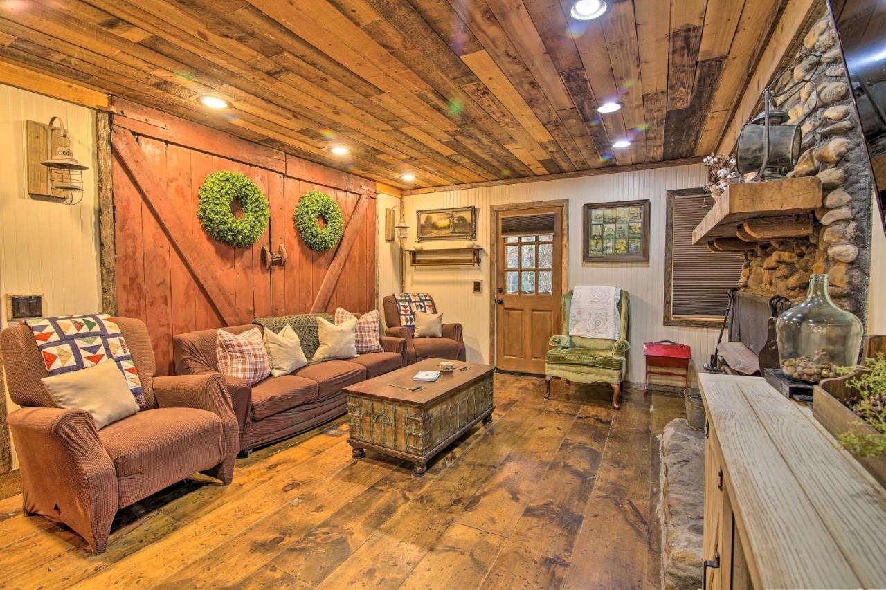 5-Acre North Georgia Mountain Retreat With Creek! Villa Sautee Nacoochee Eksteriør bilde