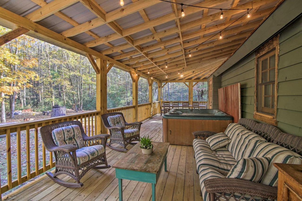 5-Acre North Georgia Mountain Retreat With Creek! Villa Sautee Nacoochee Eksteriør bilde
