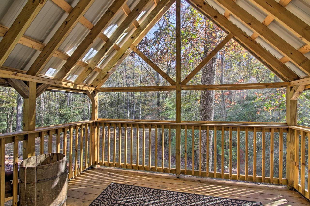 5-Acre North Georgia Mountain Retreat With Creek! Villa Sautee Nacoochee Eksteriør bilde