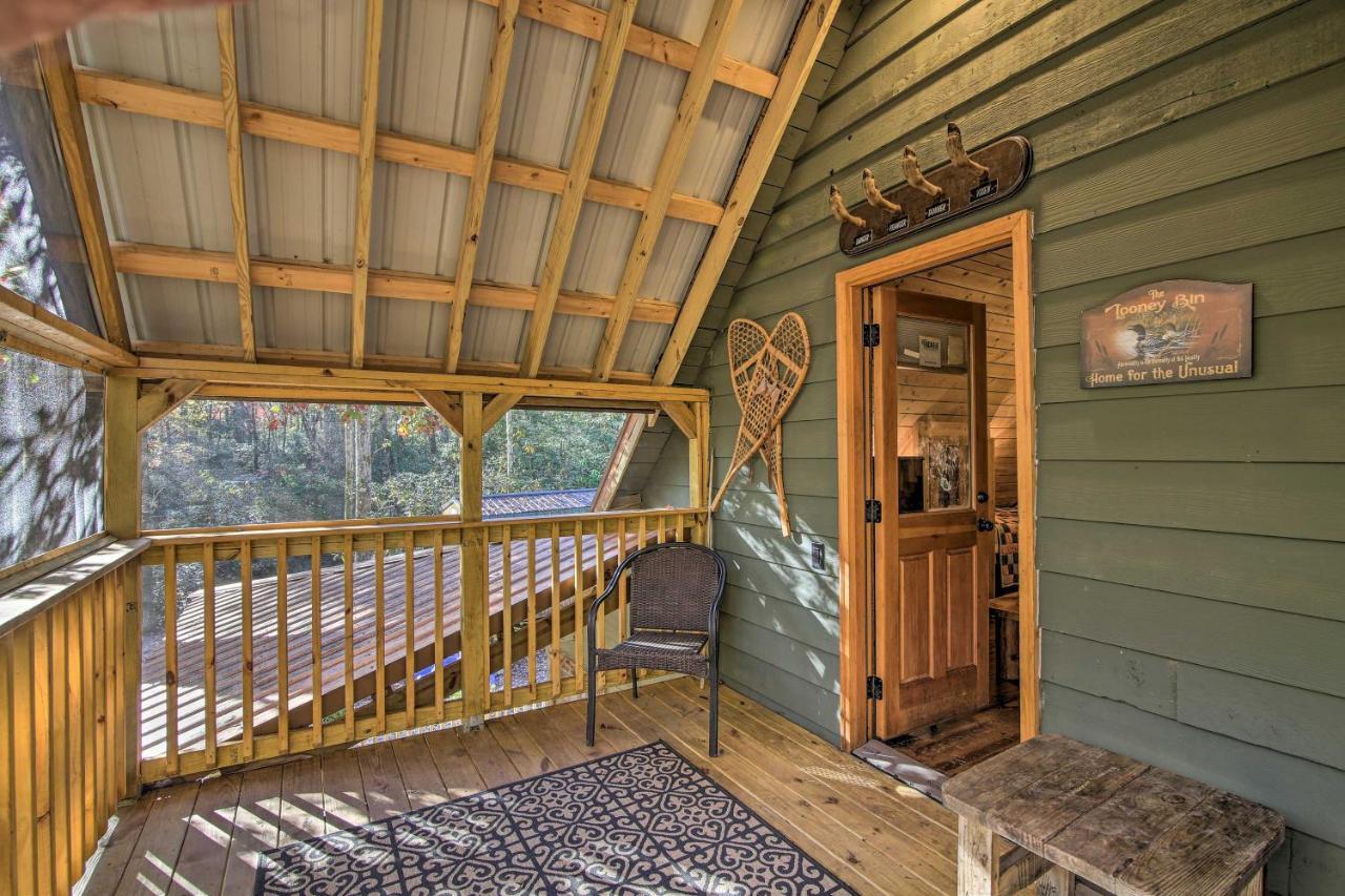 5-Acre North Georgia Mountain Retreat With Creek! Villa Sautee Nacoochee Eksteriør bilde