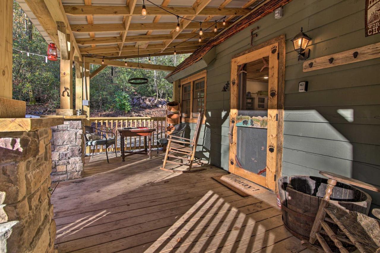 5-Acre North Georgia Mountain Retreat With Creek! Villa Sautee Nacoochee Eksteriør bilde