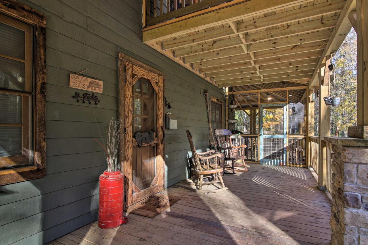 5-Acre North Georgia Mountain Retreat With Creek! Villa Sautee Nacoochee Eksteriør bilde
