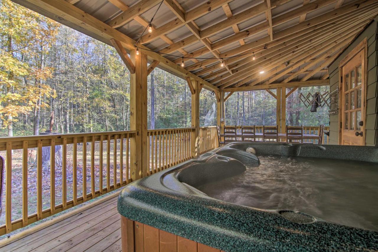 5-Acre North Georgia Mountain Retreat With Creek! Villa Sautee Nacoochee Eksteriør bilde