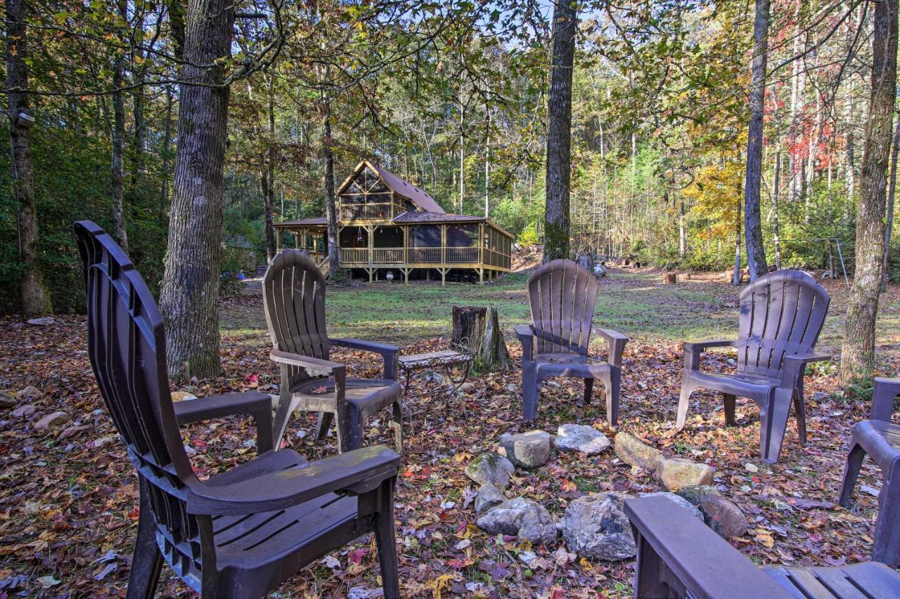 5-Acre North Georgia Mountain Retreat With Creek! Villa Sautee Nacoochee Eksteriør bilde